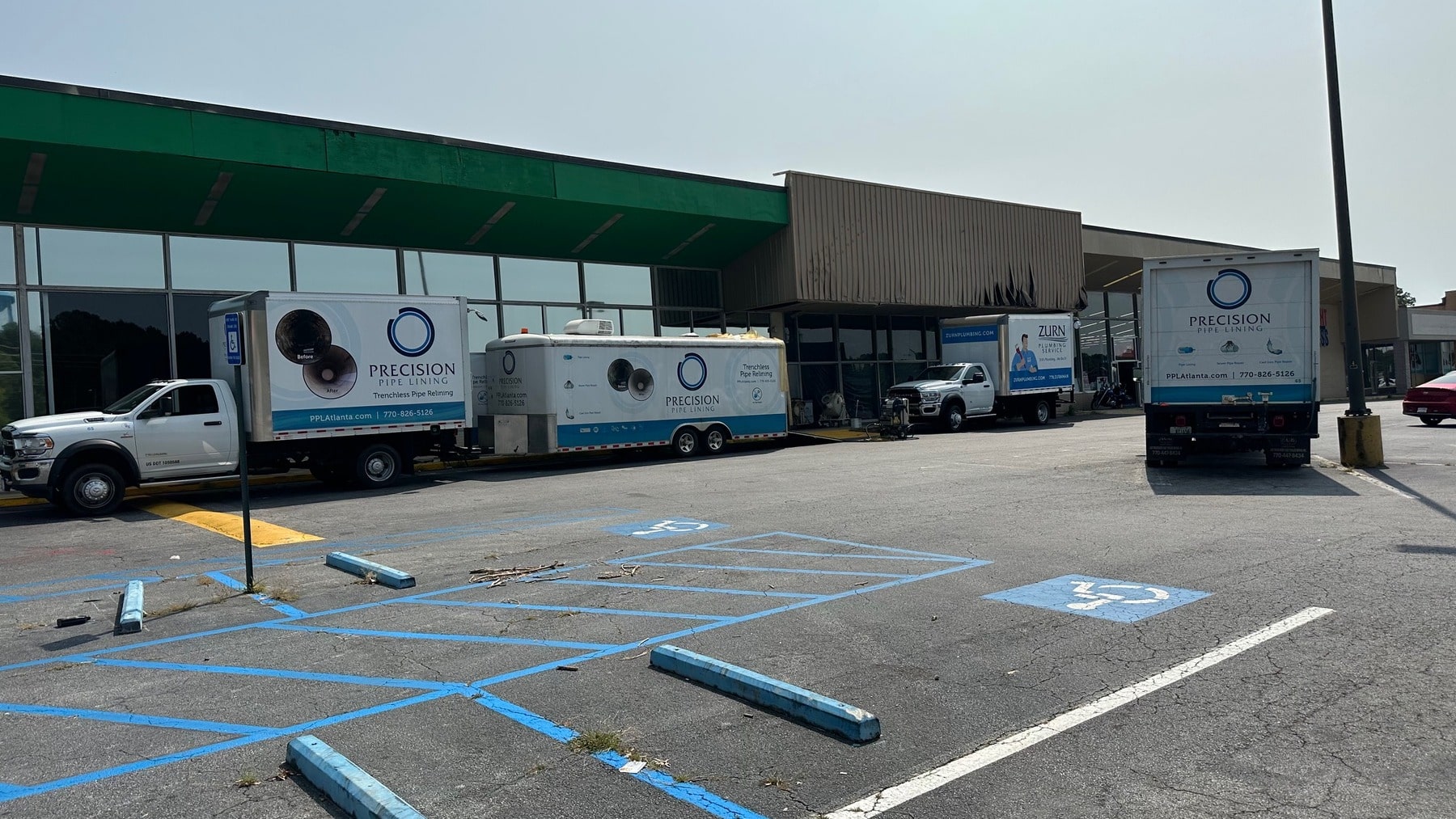 commercial lot undisturbed